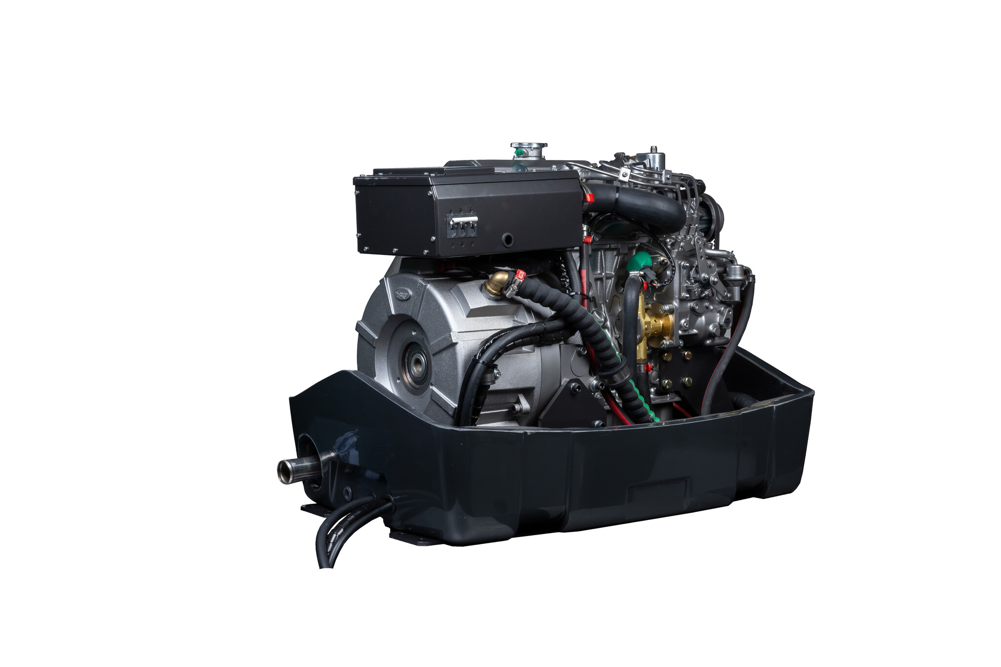 WhisperPower Piccolo 15 marine generator 3 cil. Kubota motor 15kVA