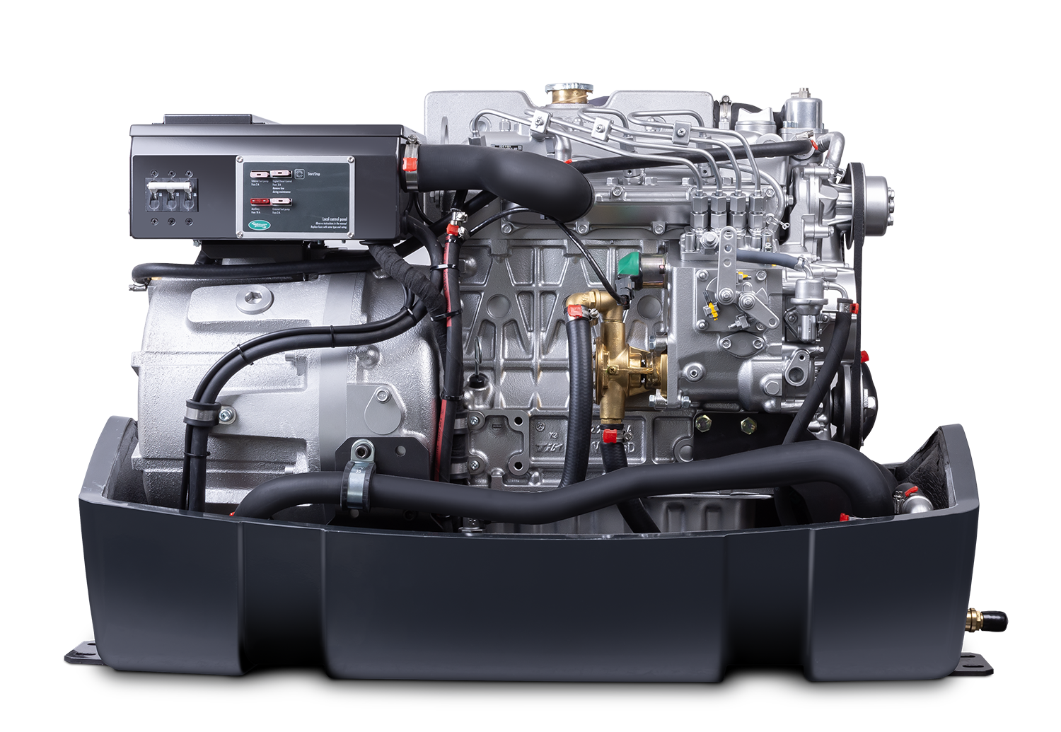 WhisperPower Piccolo 18 marine diesel generator 4 cil. Kubota motor 18 kVA