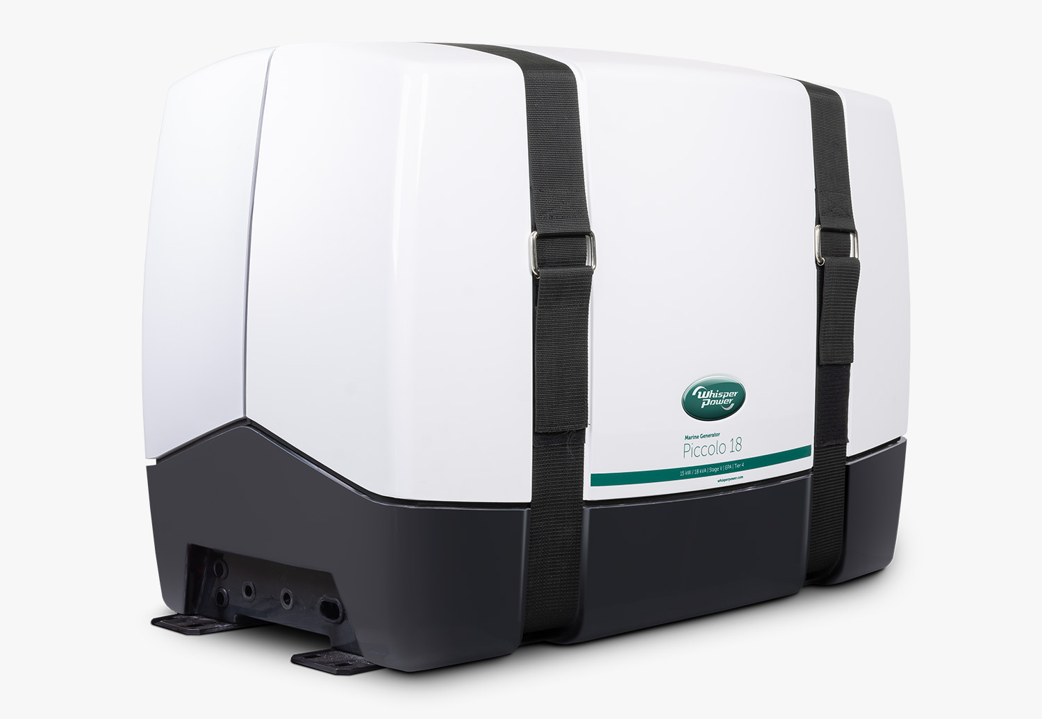 WhisperPower Piccolo 18 marine diesel generator 4 cil. Kubota motor 18 kVA