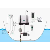 WhisperPower Piccolo GV 2 marine diesel generator 3 cil. Kubota motor