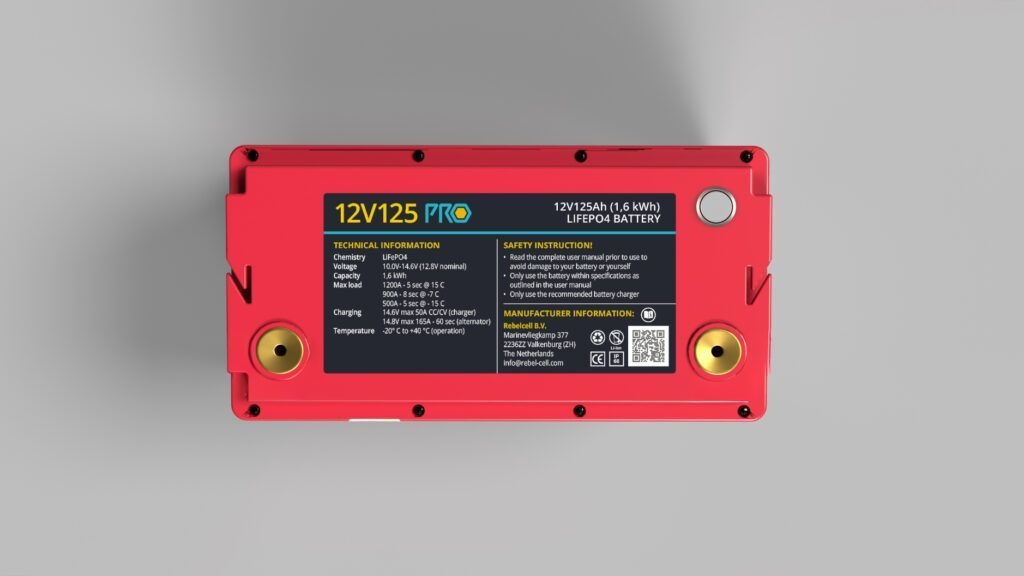  12V125 PRO LiFePO4 accu