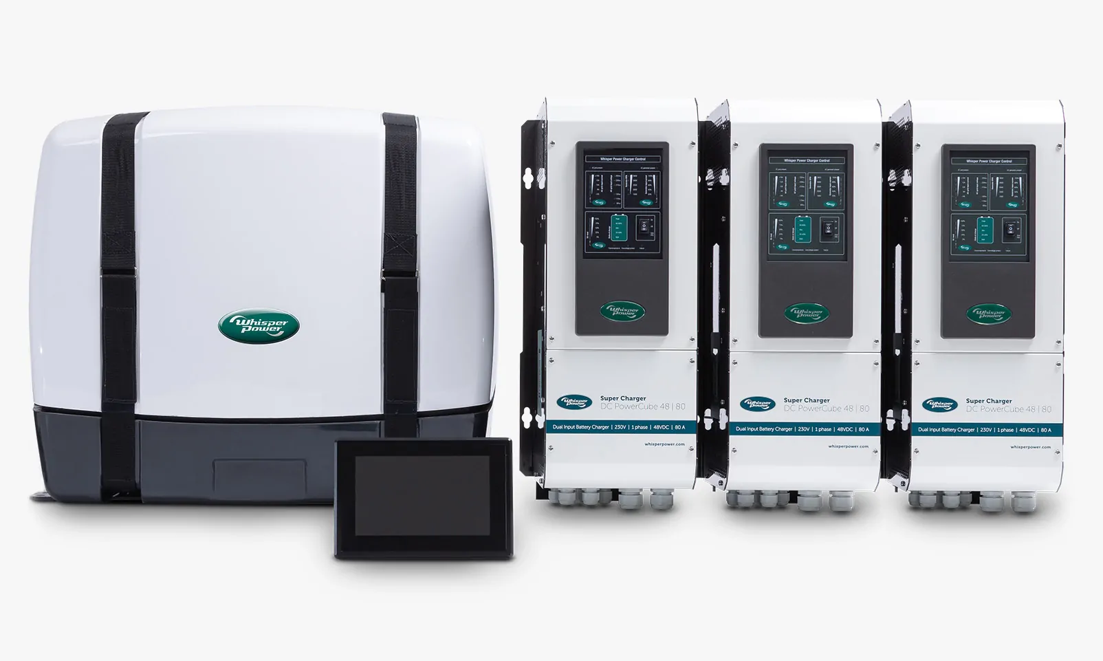 WhisperPower Piccolo GV 3  Plus marine diesel generator 3 cil. Kubota motor