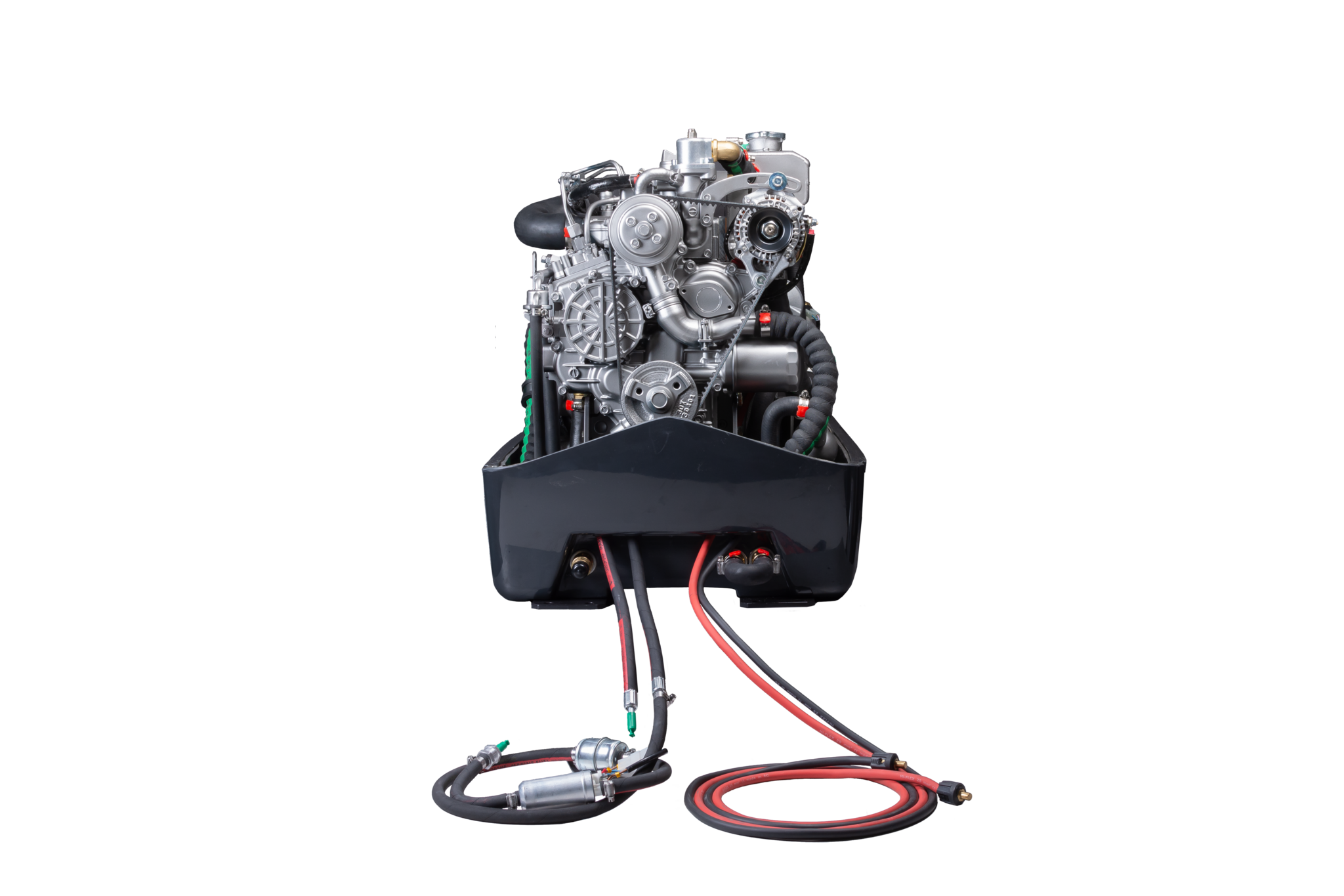 WhisperPower Piccolo GV 3 Plus marine diesel generator 3 cil. Kubota motor, foto 5 van 6