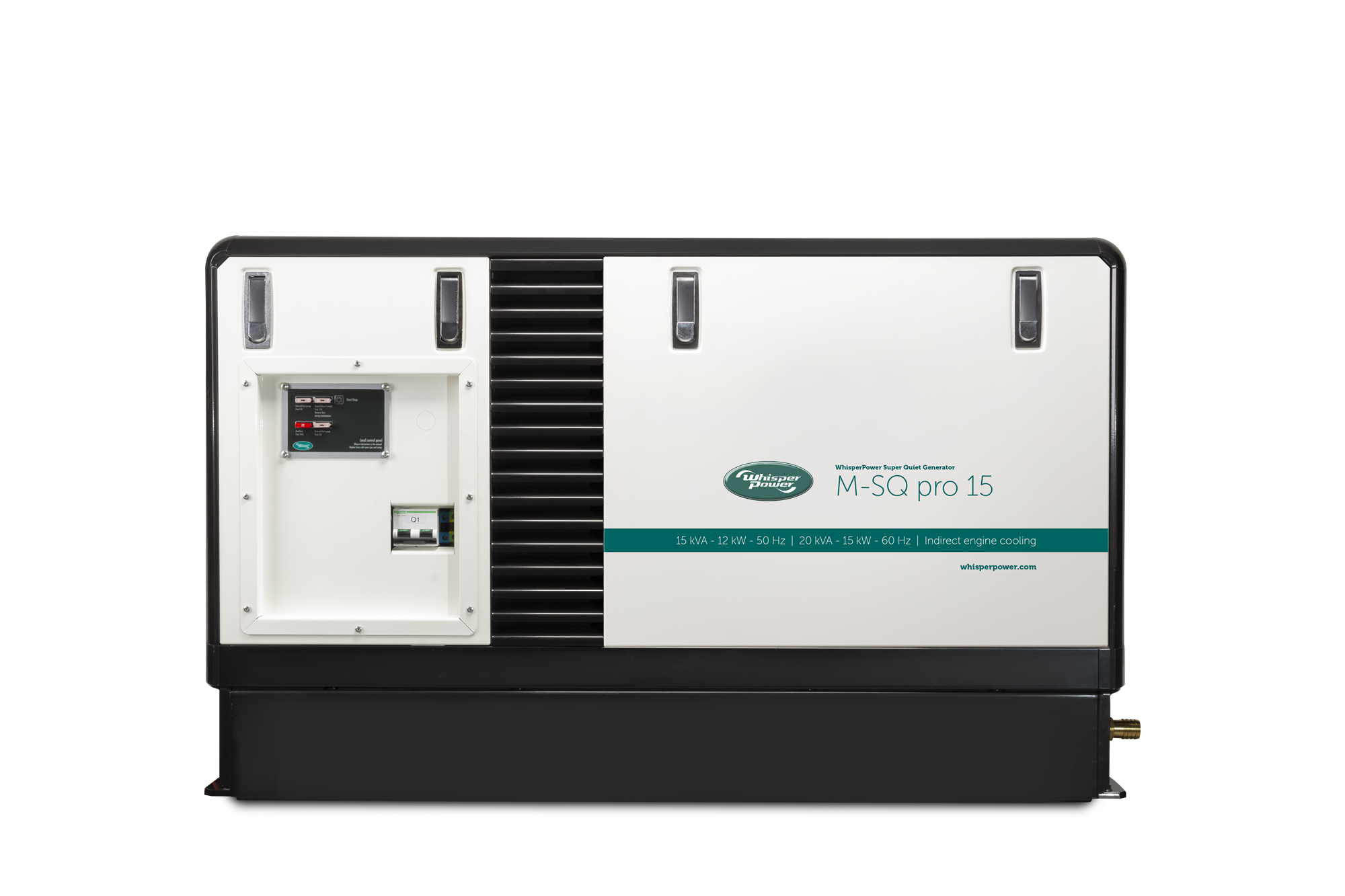 WhisperPower M-SQ Pro 15 marine diesel generator 4 cil. Kubota motor