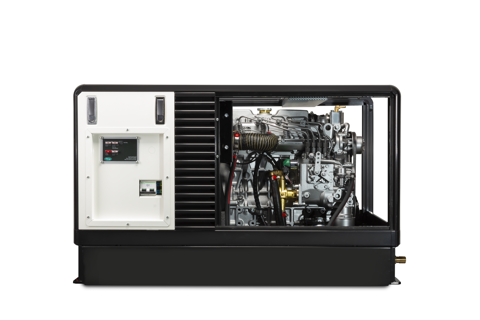 WhisperPower M-SQ Pro 15 marine diesel generator 4 cil. Kubota motor