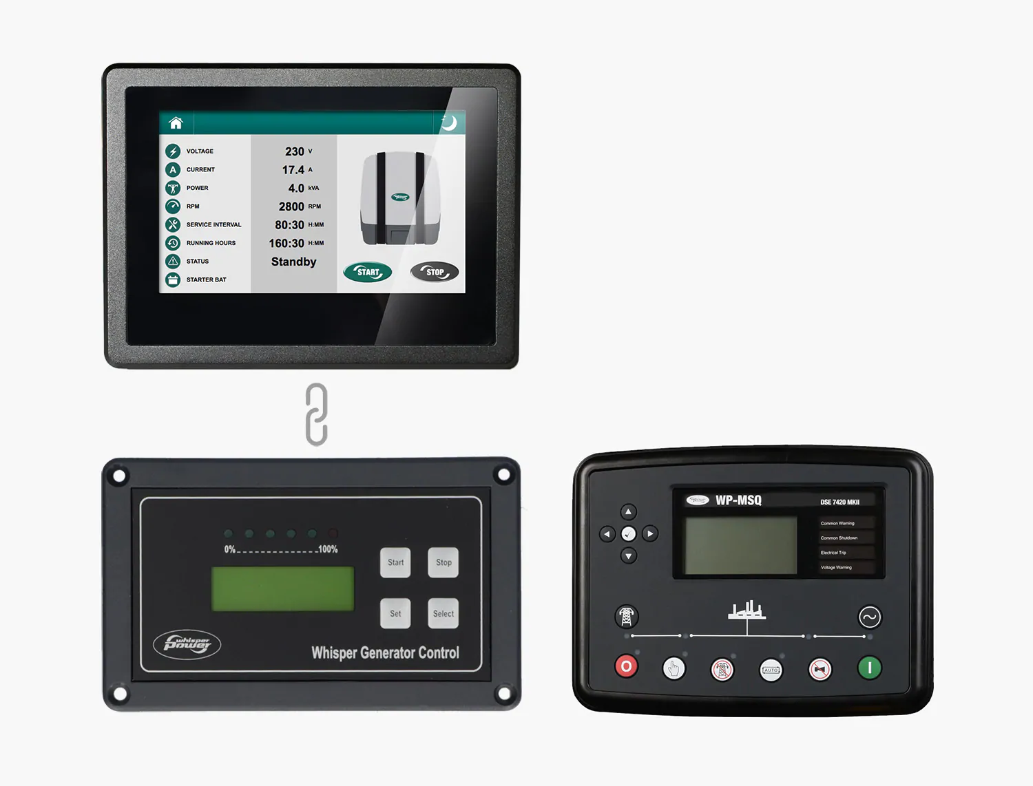 WhisperPower M-SQ Pro 15 marine diesel generator 4 cil. Kubota motor
