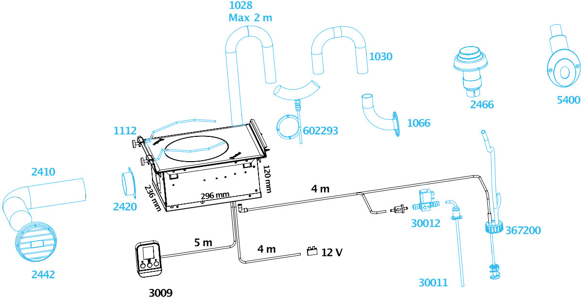 Wallas Wallas Kooktoestel diesel 600D
