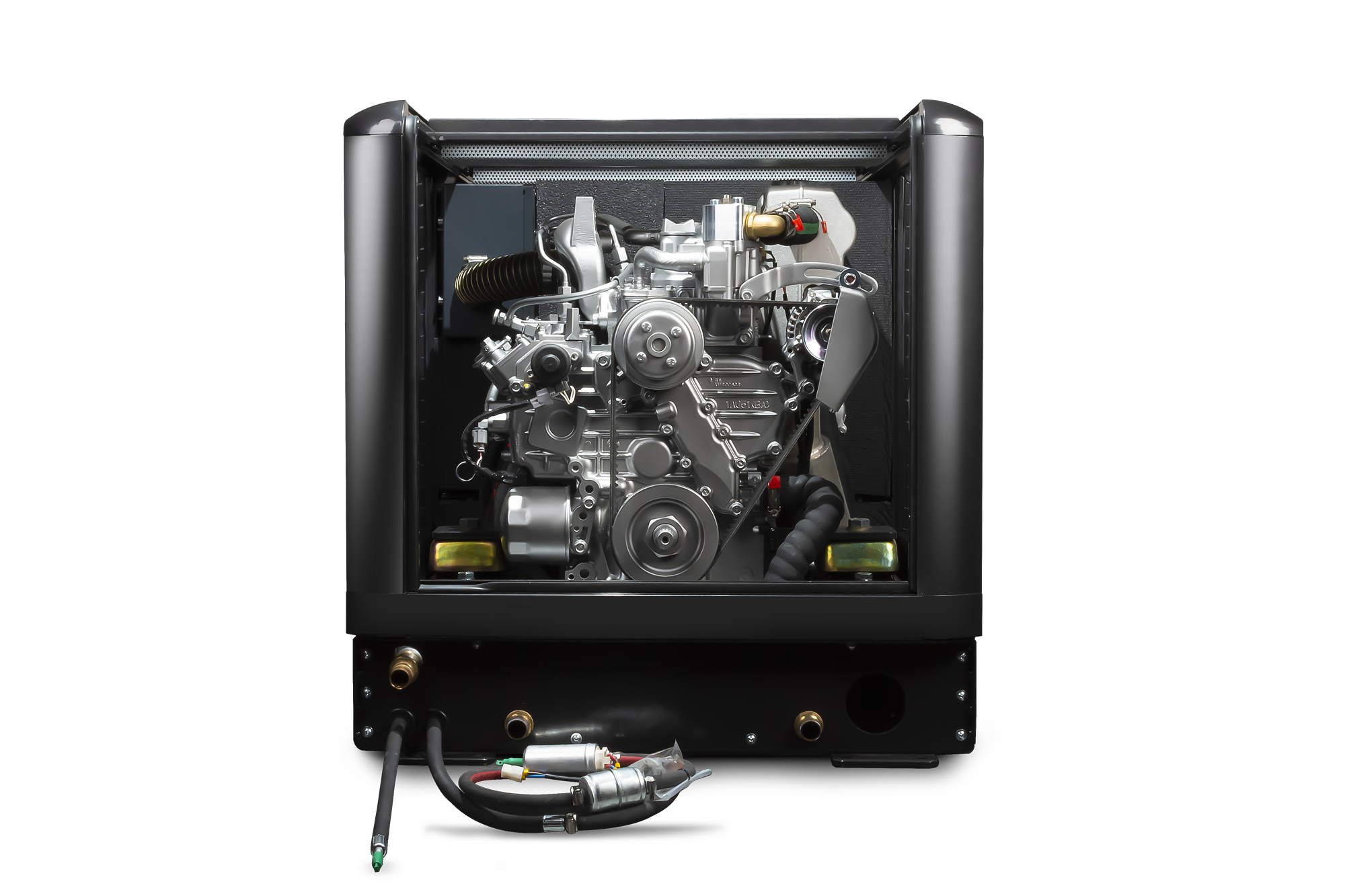 WhisperPower M-SQ Pro 18 marine diesel generator 4 cil. Kubota motor, foto 6 van 6