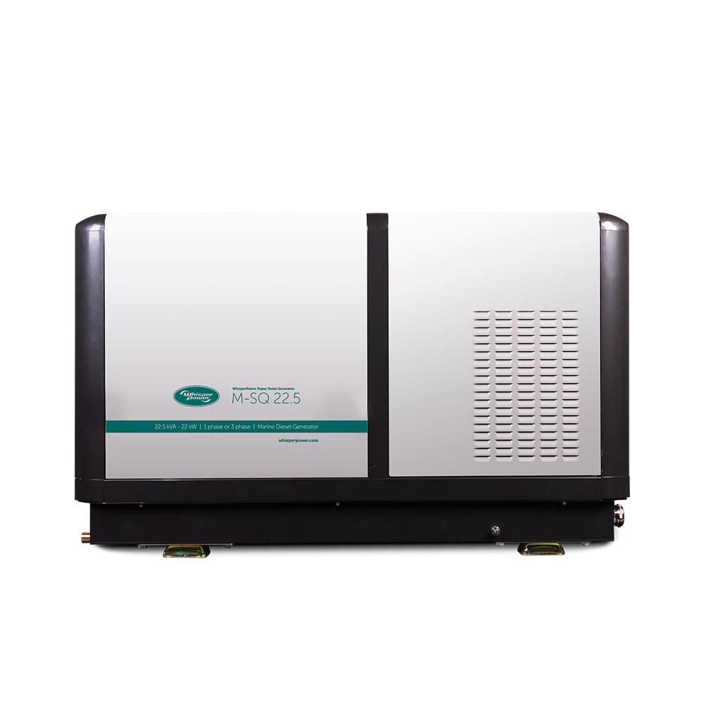 WhisperPower M-SQ Pro 22 marine diesel generator 4 cil. Mitsubishi Motor 22.5 kVA 20 kW