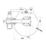 Talamex Handbediend Toilet Large turn2lock