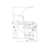 Talamex Handbediend Toilet Large turn2lock