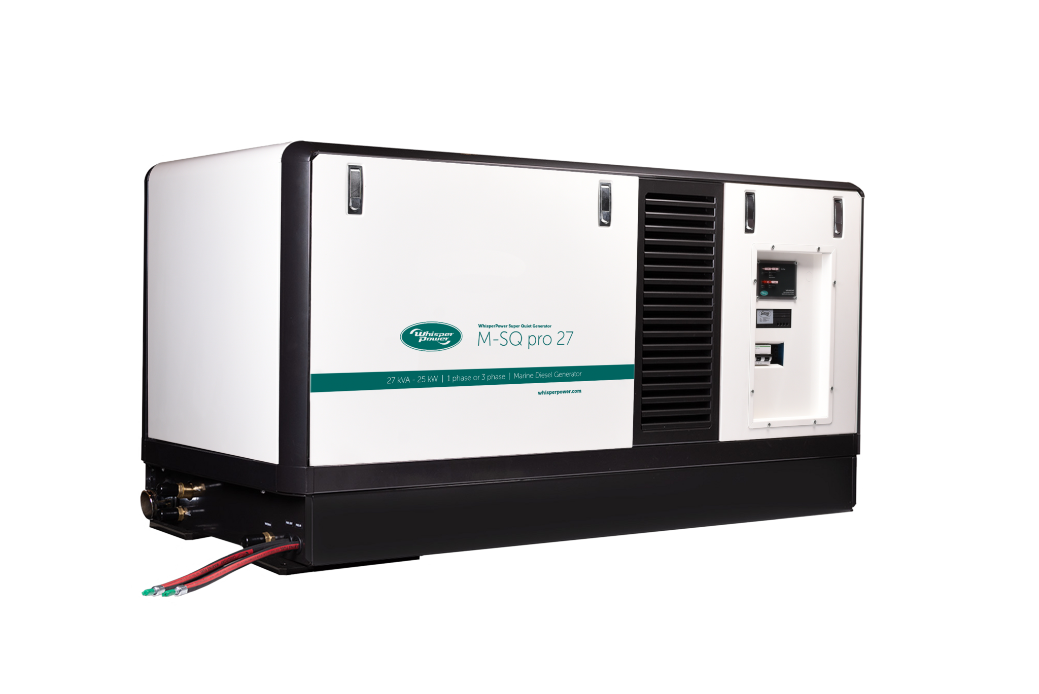 WhisperPower M-SQ Pro 27 marine diesel generator 4 cil. Mitsubishi Motor 27 kVA
