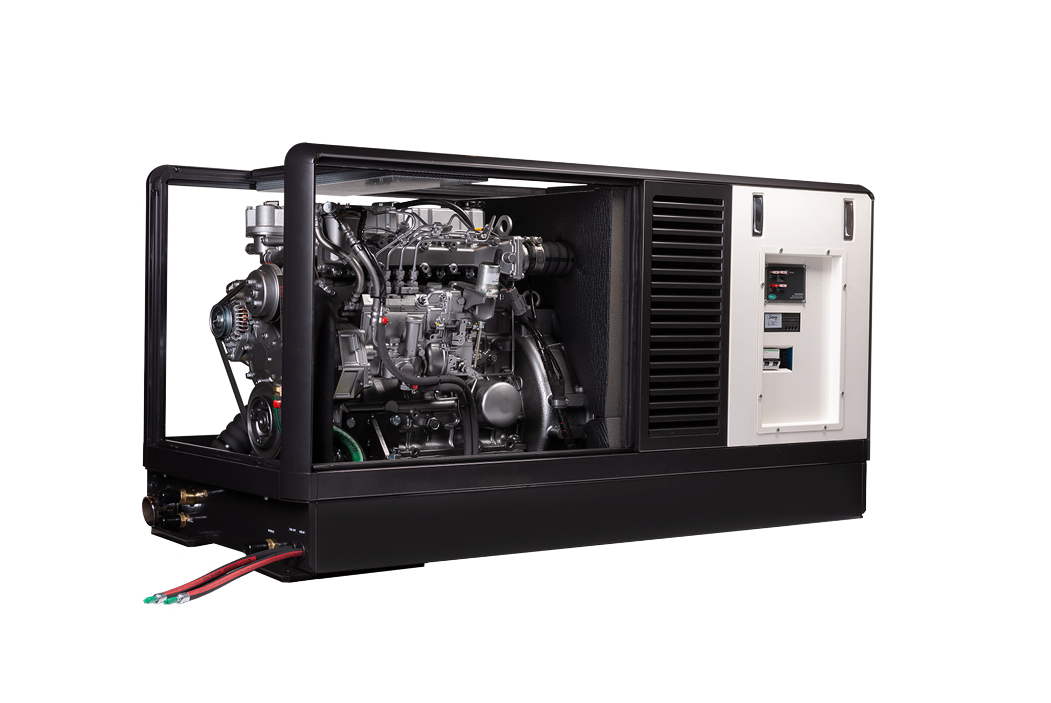 WhisperPower M-SQ Pro 27 marine diesel generator 4 cil. Mitsubishi Motor 27 kVA