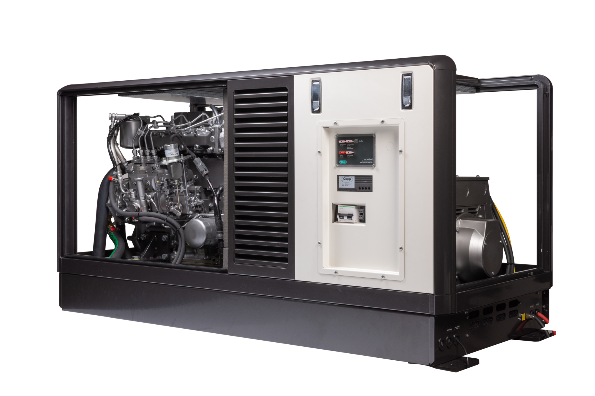 WhisperPower M-SQ Pro 27 marine diesel generator 4 cil. Mitsubishi Motor 27 kVA