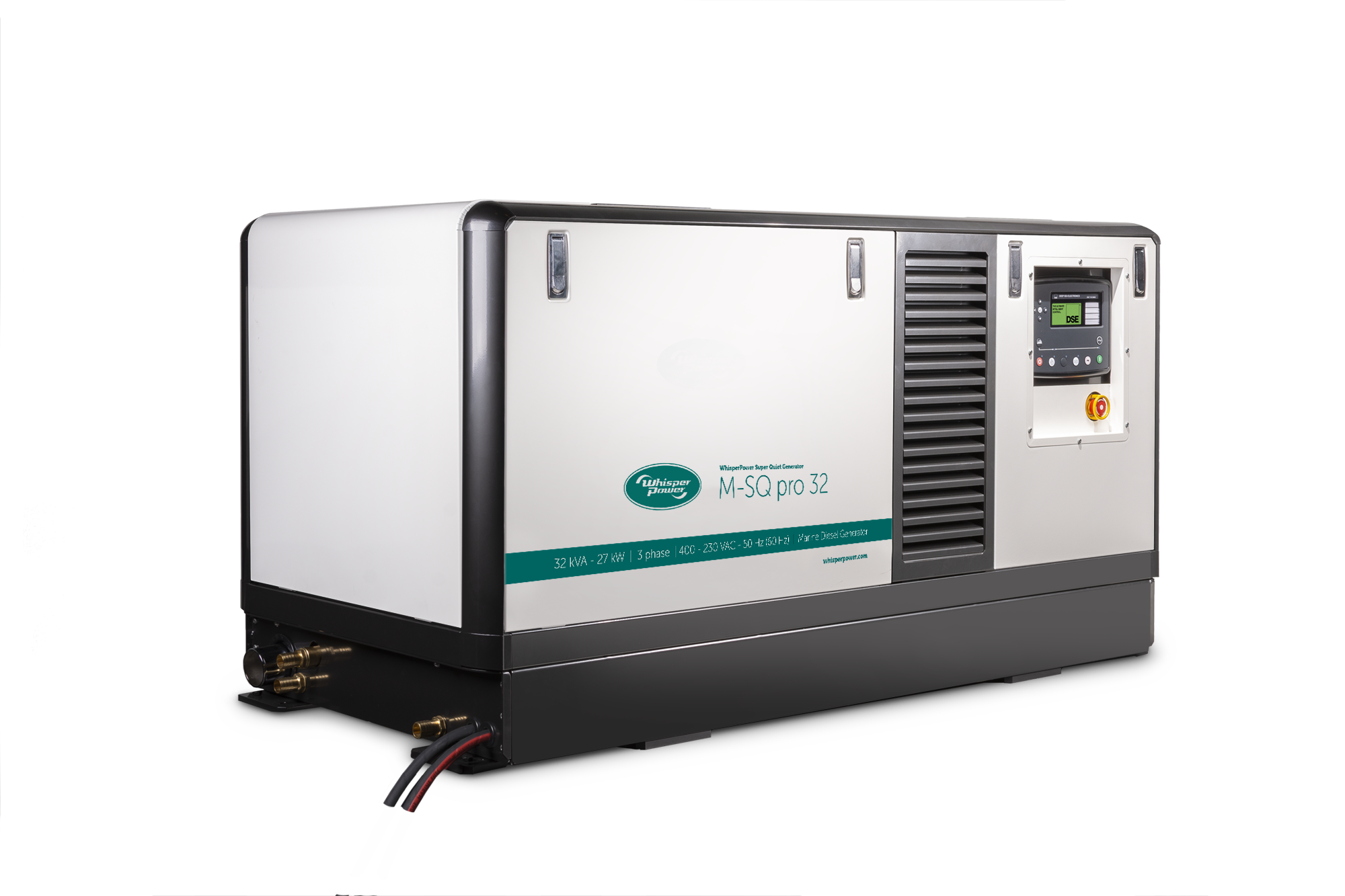 WhisperPower M-SQ Pro 32 marine diesel generator 4 cil. Mitsubishi Motor 32 kVA 27 kW