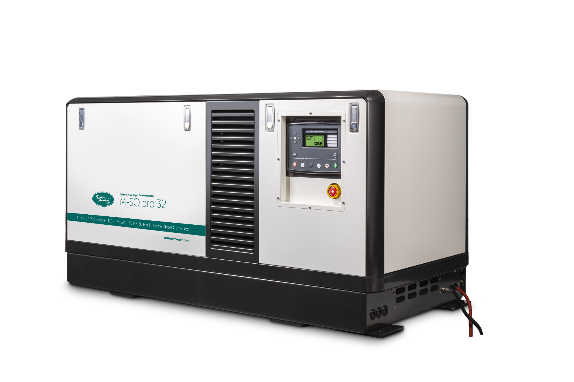 WhisperPower M-SQ Pro 32 marine diesel generator 4 cil. Mitsubishi Motor 32 kVA 27 kW