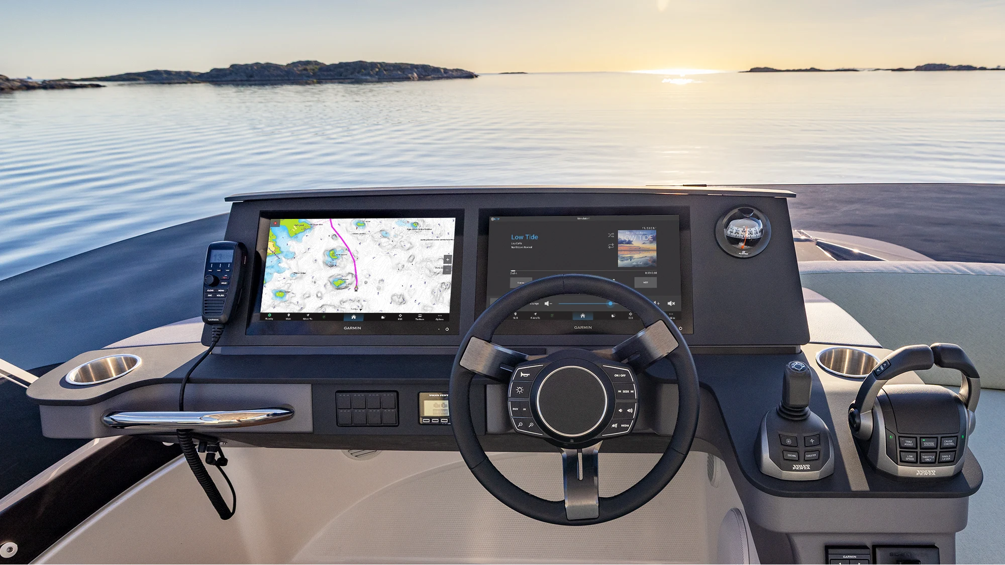 Garmin GPSMAP® 90** serie Premium kaartplotter met wereldwijde basiskaart