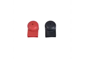 WhisperPower Accuklemsteun / beschermkap set rood / zwart M8