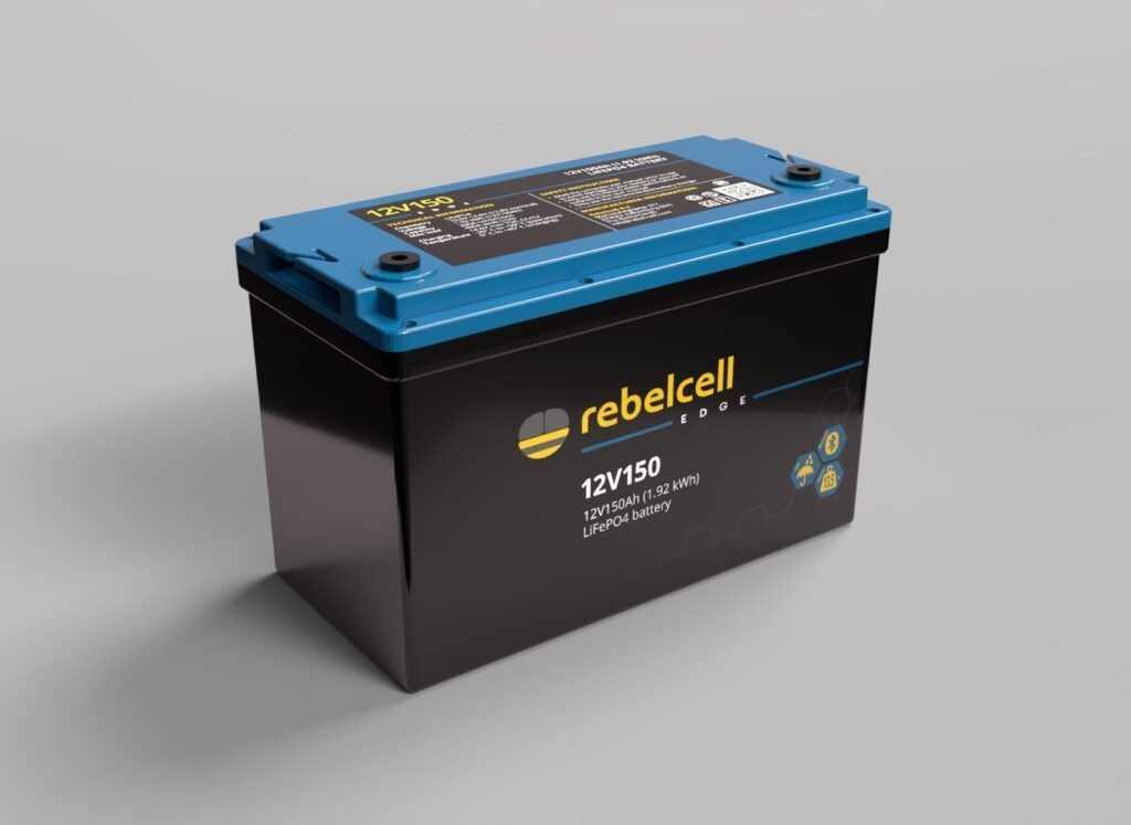 Rebelcell 12V150 EDGE LiFePO4 accu