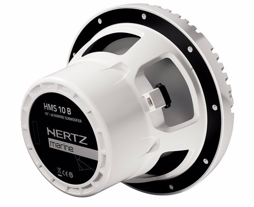 Hertz HMS 10 B - 10" Marine subwoofer 4 Ohm wit, foto 4 van 4