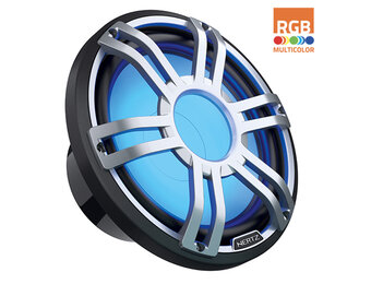 Hertz HMS 12 S4-LD-G - 12" Marine Sport subwoofer 4 Ohm grijs RGB LED