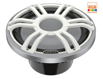 Hertz HMS 12 S4-LD-SW - 12" Marine Sport subwoofer 4 Ohm wit RGB LED