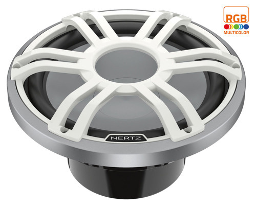 Hertz HMS 12 S4-LD-SW - 12" Marine Sport subwoofer 4 Ohm wit RGB LED