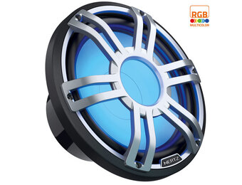 Hertz HMS 12 S2-LD-G - 12" Marine Sport subwoofer 2 Ohm grijs RGB LED