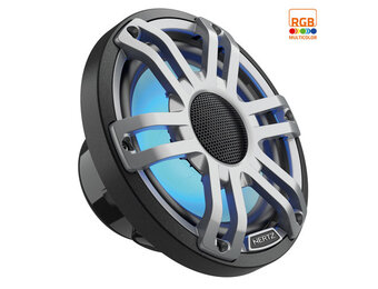 Hertz HMX 6.5 S-LD-G - 6.5" Marine Sport high performance coax speakers grijs RGB LED, set van 2
