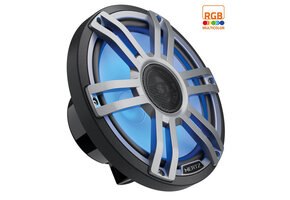 Hertz HMX 8 S-LD-G - 8" Marine Sport high performance coax speakers grijs RGB LED, set van 2