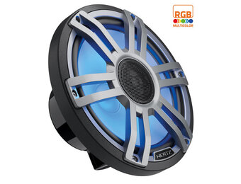 Hertz HMX 8 S-LD-G - 8" Marine Sport high performance coax speakers grijs RGB LED, set van 2