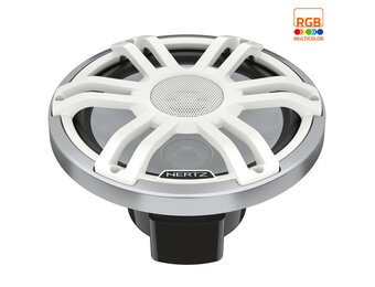 Hertz HMX 8 S-LD-SW - 8" Marine Sport high performance coax speakers wit RGB LED, set van 2