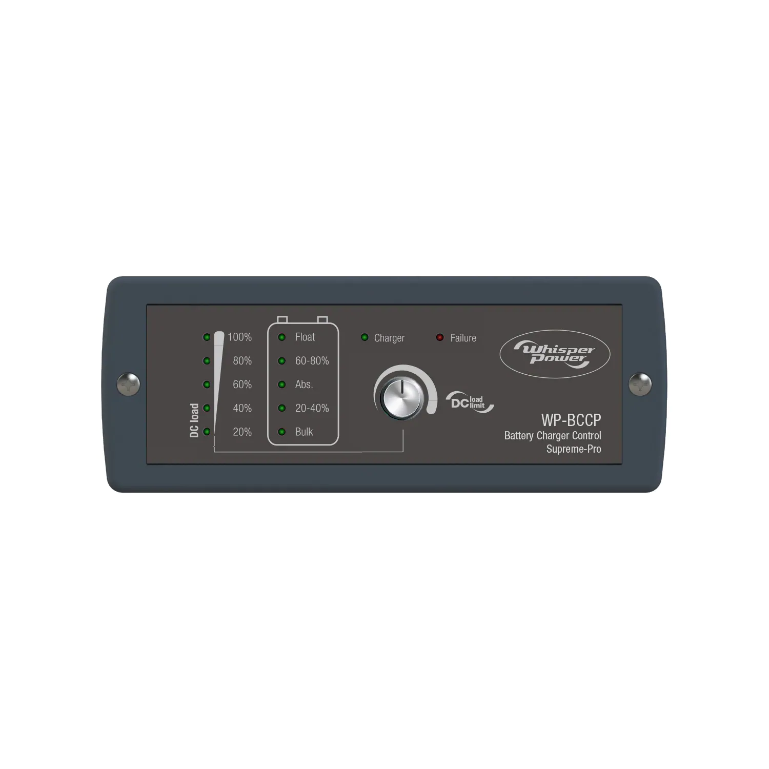 WhisperPower Supreme Pro afstandbedieningspaneel met laadstroom