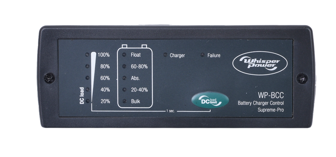 WhisperPower Supreme Pro afstandbedieningspaneel met laadstroom