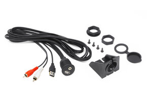 Hertz HMA USB AUX IN - Waterproof stopcontact met USB en 3.5 jack