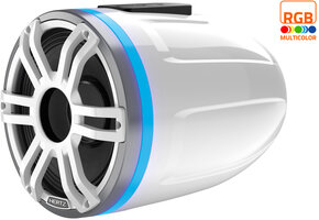 Hertz HTX 8H S-FL-SW - 8" Marine Tower Sport speaker wit RGB LED, vlakke montage, enkel, 400 Watt
