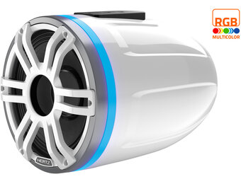 Hertz HTX 8H S-FL-SW - 8" Marine Tower Sport speaker wit RGB LED, vlakke montage, enkel, 400 Watt