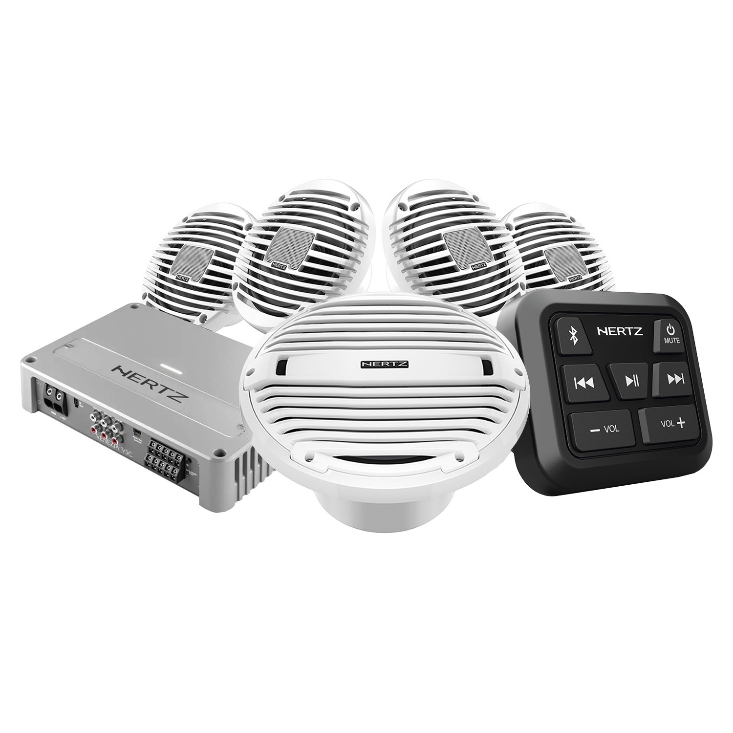 Hertz KIT HMRBT HEX6.5 HMS10 Wit V5C 12V