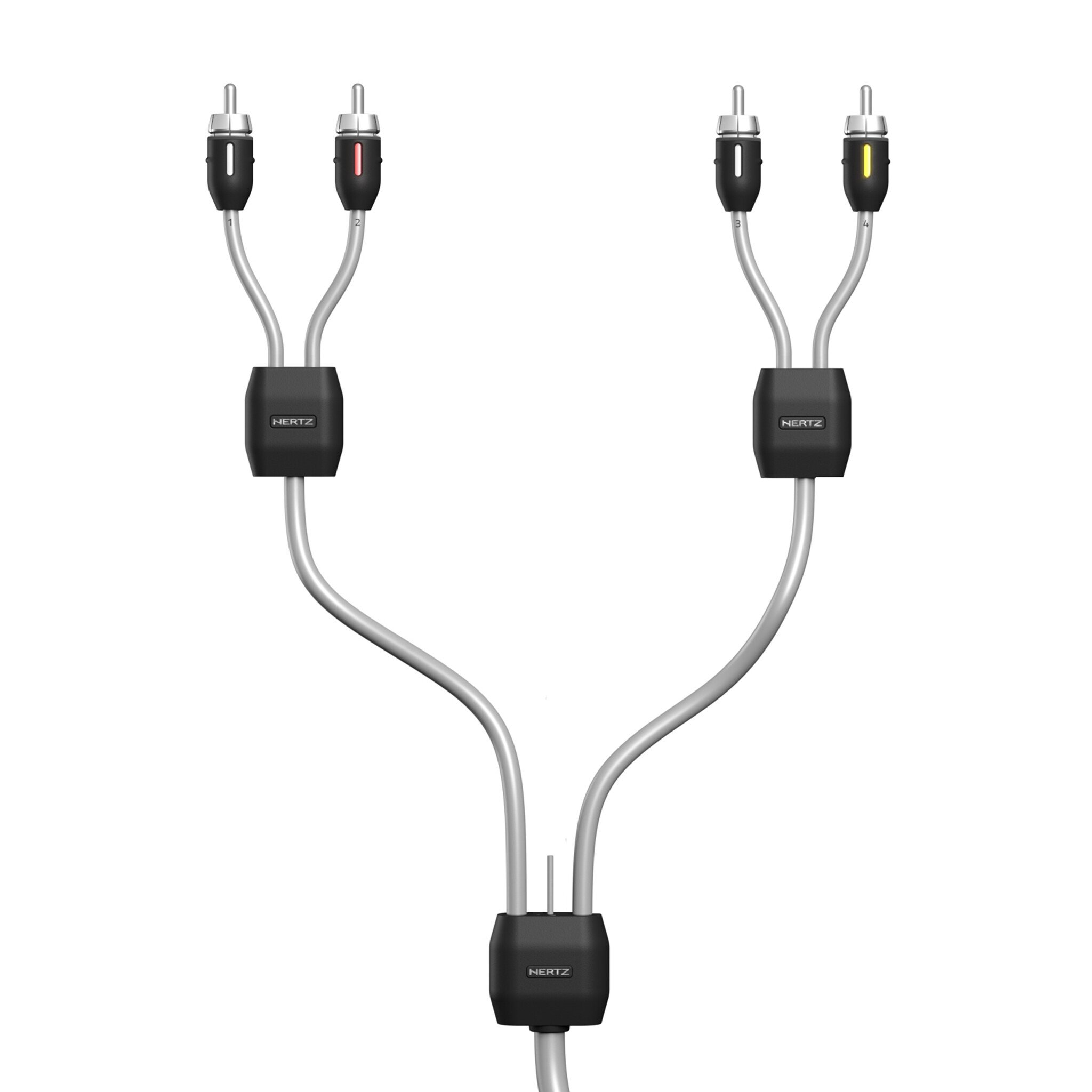 Hertz Hertz 4-kanaals RCA-kabel 400 cm, plus remote kabel - HMLC4 13
