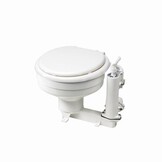 RM69 Handtoilet met bajonet sluiting, pot en bril kunststof wit