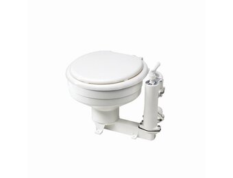 RM69 Handtoilet met bajonet sluiting, pot en bril kunststof wit