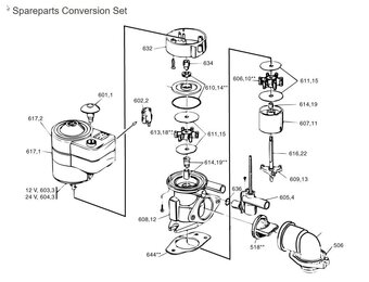 RM69 Pakking voor elektrische pomp