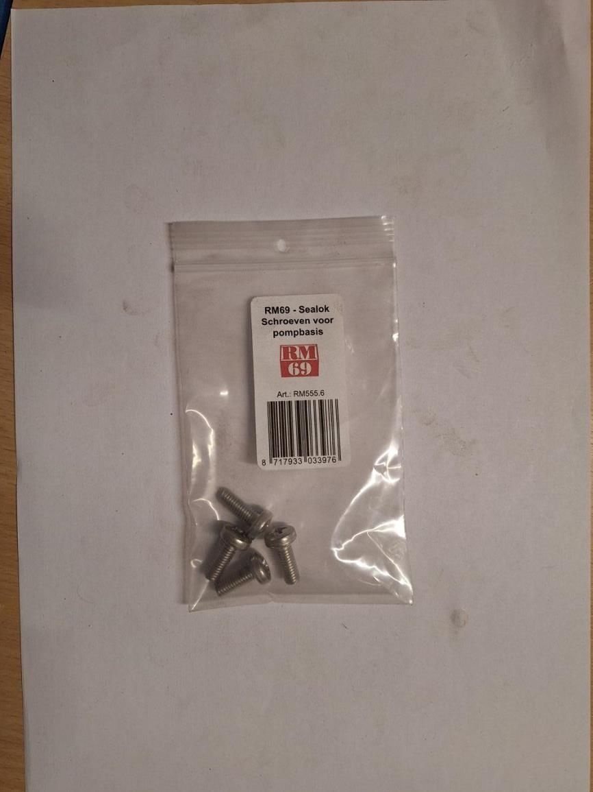 RM69 Schroeven voor pompbasis Sealock