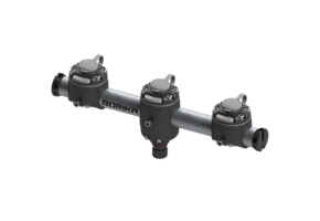 Borika ronde rail met 3 montage voeten 350mm