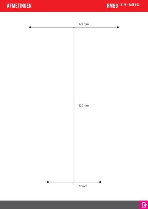 RM69 Toilet met handpomp, kleine porseleinen pot en kunststof bril