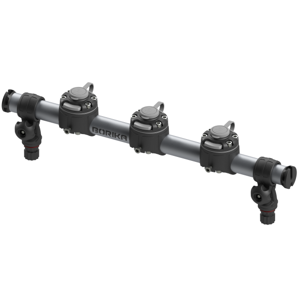 Borika ronde rail met 3 montage voeten 500mm