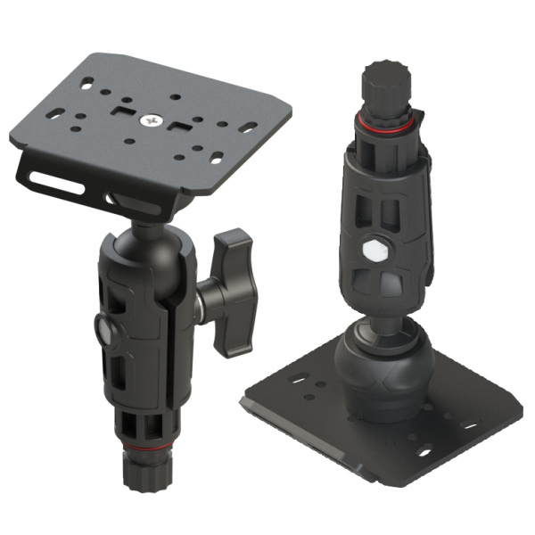 Borika montageplaat met steun en bal scharnier voor schermen max 7"