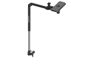 Borika telescopische transducer steun met schermhouder 7" tot 9" voor zijmontage