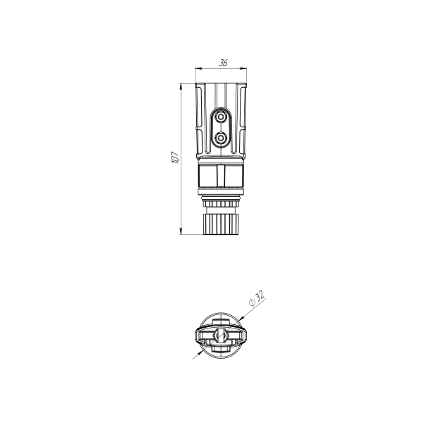 Borika draaibare houder voor navigatielamp, foto 2 van 2