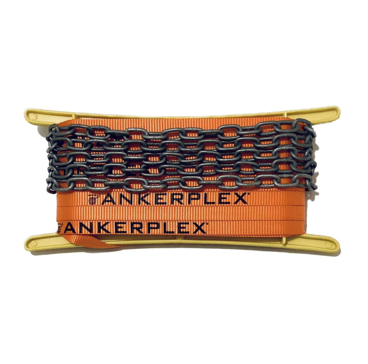 Ankerplex Flatline, 25 mtr ankerband + 3 mtr ketting 4mm